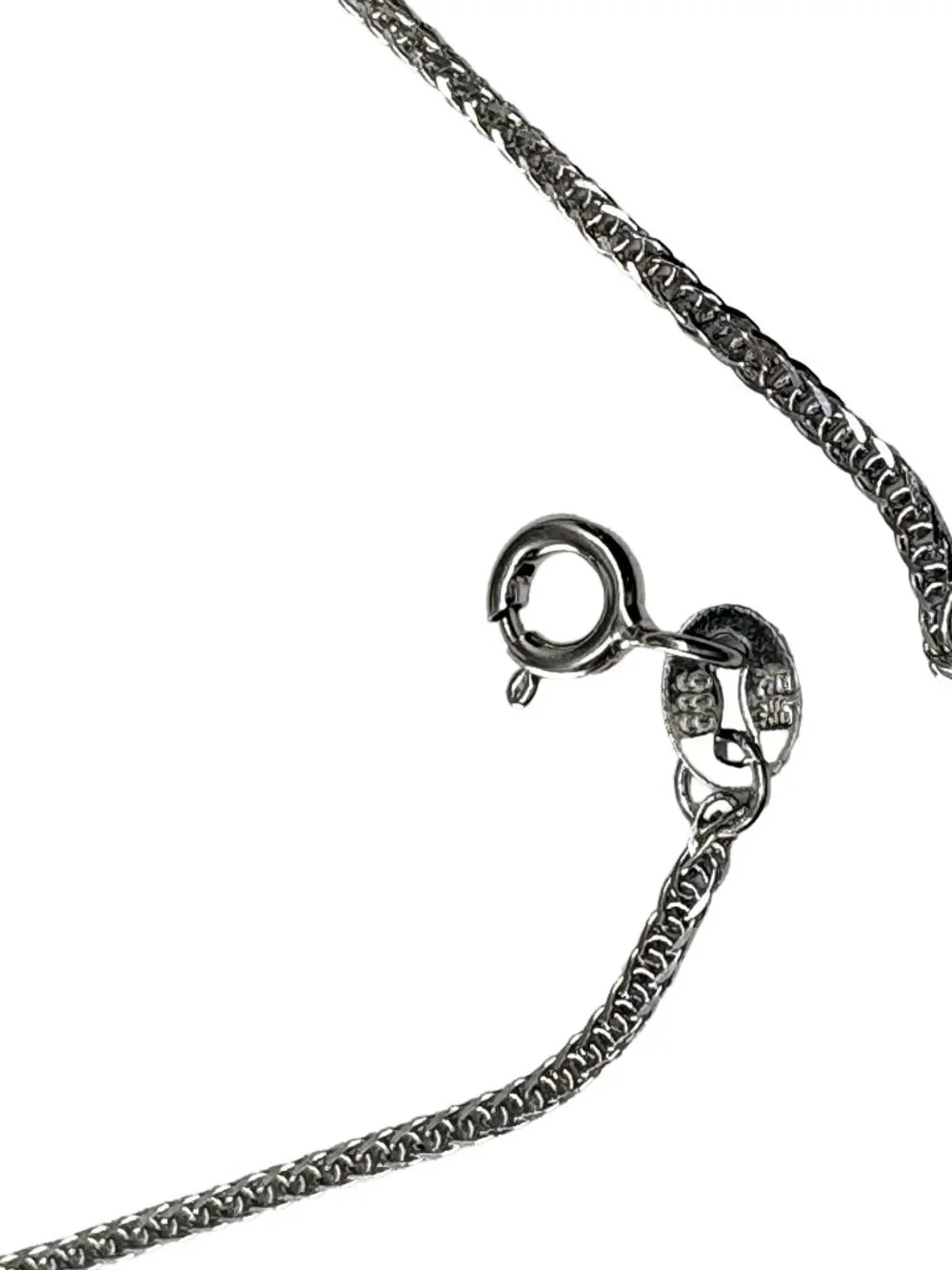 Solid 999 Fine Silver Chopin Chain Necklace 1.2mm 18